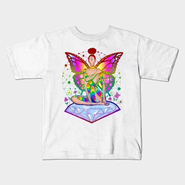 Pride Fairy Kids T-Shirt by kenallouis